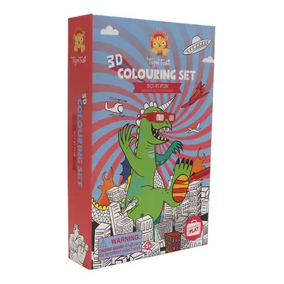 Tiger Tribe 3D Colouring Set - Sci-Fi fun