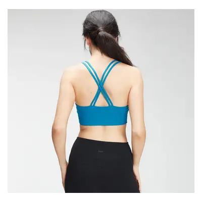 MP Women's Chalk Graphic Sports Bra - Aqua - XS