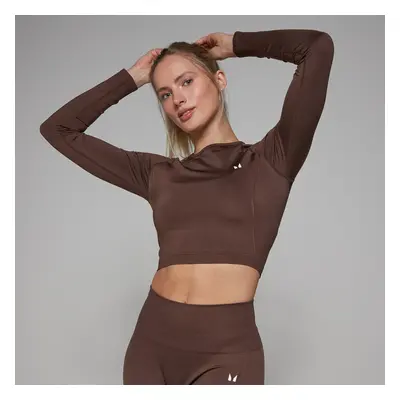 MP Dámský Shape Seamless Crop Top s Dlouhým Rukávem – Ořech - XS