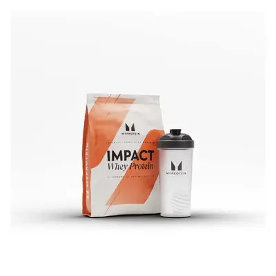 Balíček Impact Protein - 1kg - Shaker - Unflavoured