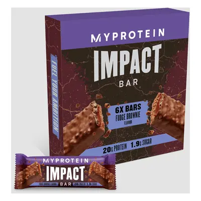 Impact Protein Bar - 6Tyčinky - Fudge brownie