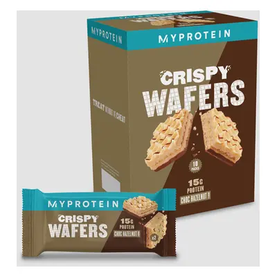 Protein Wafer Oplatky - 10Tyčinky - Čokoláda a Lískový oříšek