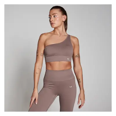 MP Dámská Tempo Rib Seamless Asymmetric Podprsenka – Oříšková - XXL