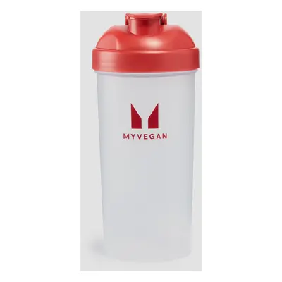 Myvegan Plastic Shaker Bottle - Burgundy - 600ml