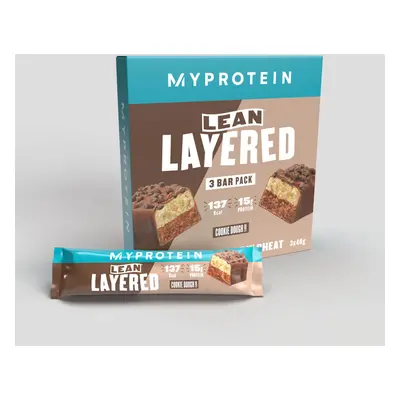 Lean Layered Bar - 3 x 40g - Chocolate and Cookie Dough