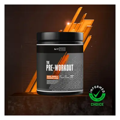 Myprotein THE Pre Workout Pre V3 (CEE) - 30servings - Pomeranč, Mango & Maracuja