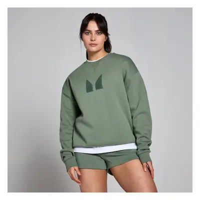 MP Dámská Tempo Oversized Mikina – Mechově zelená - M