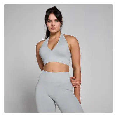 MP Dámská Tempo Seamless Halter Neck Podprsenka – Šedý Melír - XL