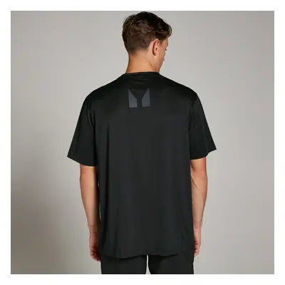 MP Pánské Tempo Oversized Mesh Training Tričko – Černé - S