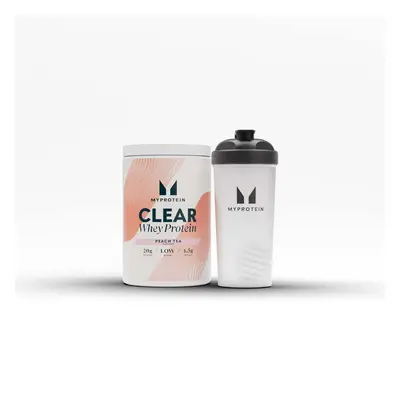 Balíček Clear Protein - Shaker - Peach Tea