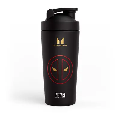 Myprotein Deadpool Metal Shaker - Black