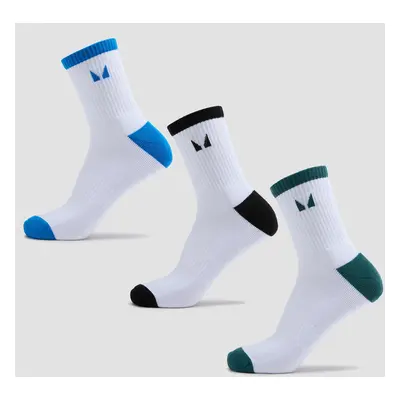 MP Unisex Colour Tipped Socks - Multi - UK 6-8 - Multi