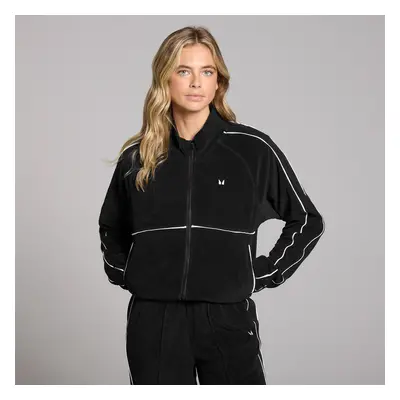 MP Women's Lifestyle Towelling Tracksuit Jacket - Black - XS