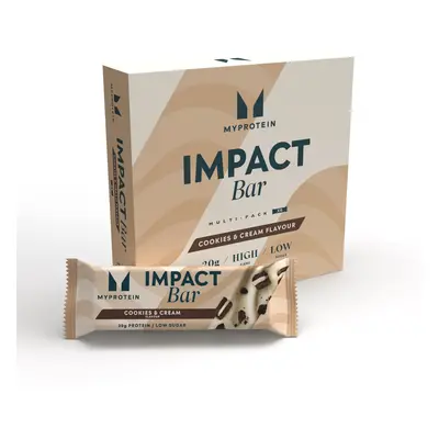 Impact Protein Bar - 6 x 64g - Cookies a smetana