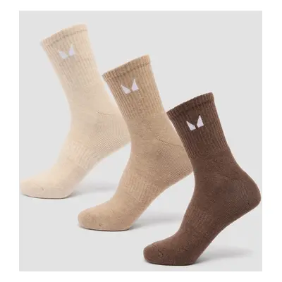 MP Unisex Crew Socks (3 Pack) - Neutral - UK 6-8