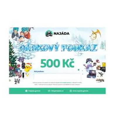 Vánoční dárkový poukaz 500 Kč