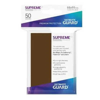 50 obalů Ultimate Guard Supreme UX - Hnědé