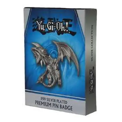 Yu-Gi-Oh! Blue Eyes White Dragon Premium Pin Badge (Silver Plated)