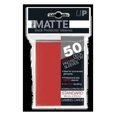 50 Ultra PRO Pro-Matte Sleeves (Red)