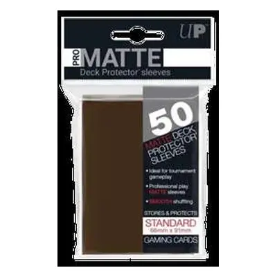 50 Ultra PRO New Standard Sleeves - Matte Brown