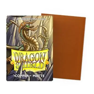 60 Small Dragon Shield Sleeves - Matte Copper