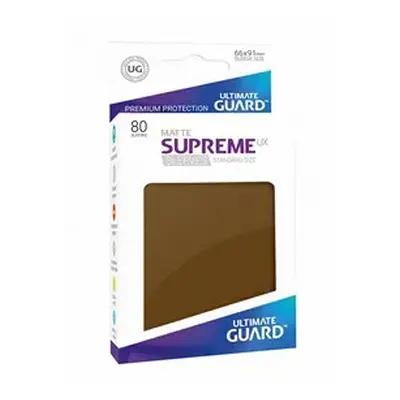 80 Ultimate Guard Supreme UX Matte Sleeves (Brown)