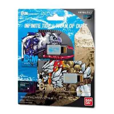 Digimon DIM Card Set - Infinite Tide & Titan of Dust