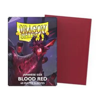 60 Small Dragon Shield Sleeves - Matte Ruby