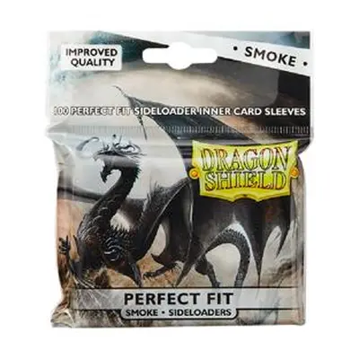 100 Dragon Shield Perfect Fit Sideloader Sleeves - Smoke