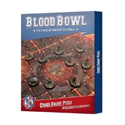 Blood Bowl - Chaos Dwarf Pitch & Dugouts