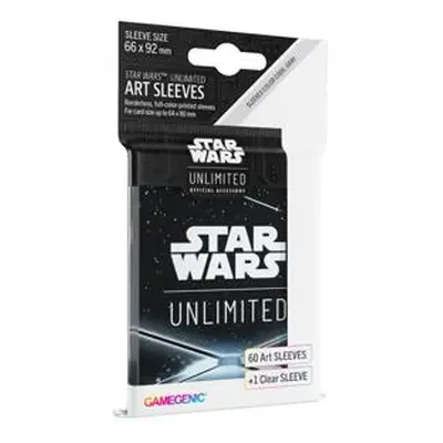 Gamegenic Star Wars: Unlimited Černé Logo Obaly (60ks)