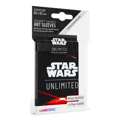 Gamegenic Star Wars: Unlimited Červené Logo Obaly (60ks)