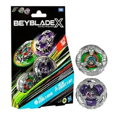 Beyblade X Yell Kong 3-60GB and Helm Knight 5-80T Top Dual Pack Set