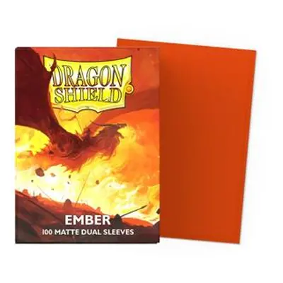 100 Dragon Shield Sleeves - Matte Dual Ember