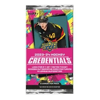 2023-24 Upper Deck Credentials Hockey Hobby Balíček