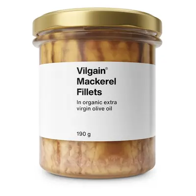 Vilgain Makrela filety v bio extra panenském olivovém oleji – 190 g