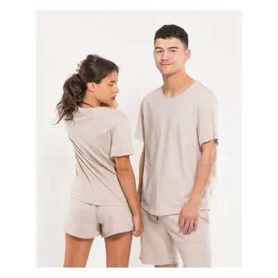 Vilgain Organic Raw Edge Tee – fog