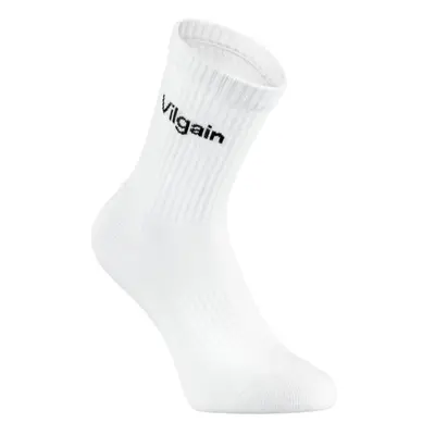 Vilgain Logotype Crew Socks – white