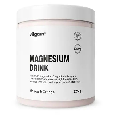 Vilgain Magnesium Drink – Mango a pomeranč 325 g