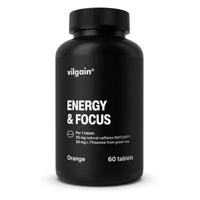 Vilgain Energy & Focus Tabs – pomeranč 60 tablet