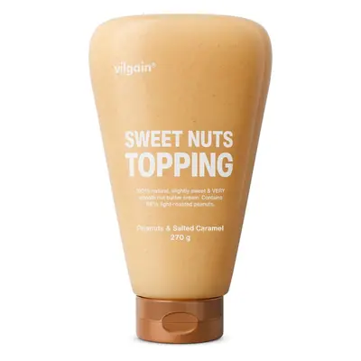 Vilgain Sweet Nuts Topping – Arašídy se slaným karamelem 270 g