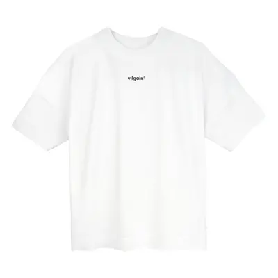 Vilgain Boxy Logotype Tee – White