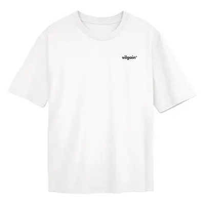 Vilgain Logotype Badge Tee – White