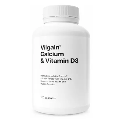 Vilgain Vápník + Vitamin D3 – 120 kapslí