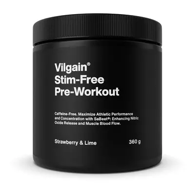 Vilgain Pre-Workout bez stimulantů 2.0 – 5× jahoda/limetka 18 g