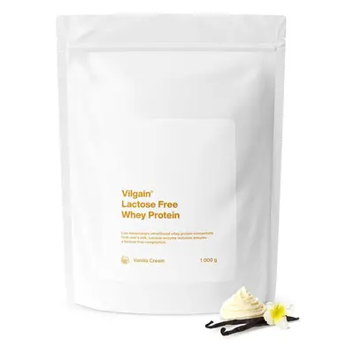 Vilgain Lactose Free Whey Protein – Vanilkový krém 1000 g