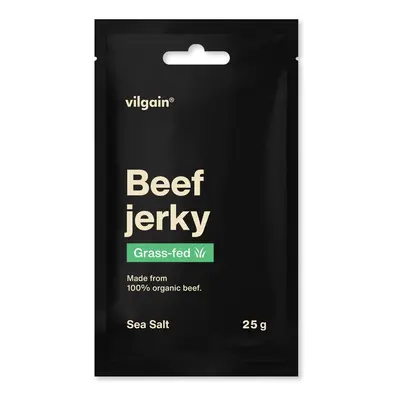 Vilgain Grass-Fed Hovězí jerky BIO – mořská sůl 25 g