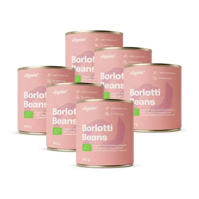 Vilgain Fazole Borlotti BIO – 6× 400 g