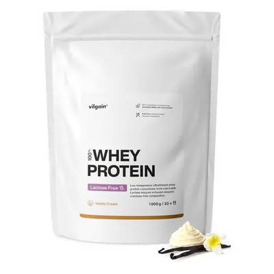 Vilgain Lactose Free Whey Protein – Vanilkový krém 1000 g