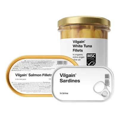 Vilgain Sardinky – 6× v BIO extra panenském olivovém oleji 90 g